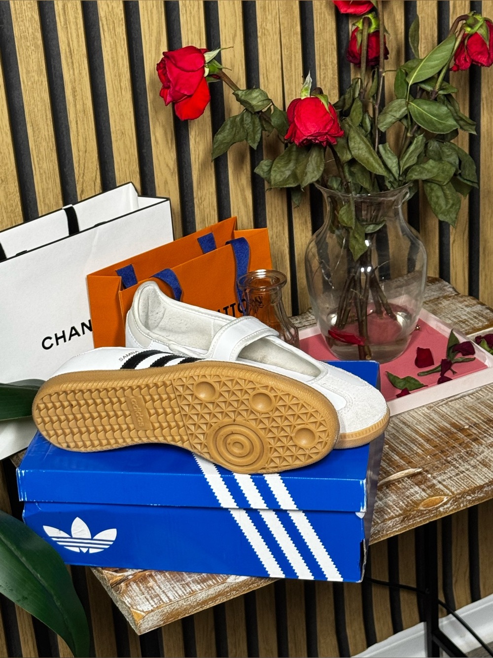 Adidas White Mary Jane Sneakers with Velcro Strap - Picture 2 of 4